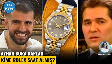 ayhan bora kaplan rolex|Ayhan Bora Kaplan'dan Rolex saat isteyen emniyet müdürüne dava.